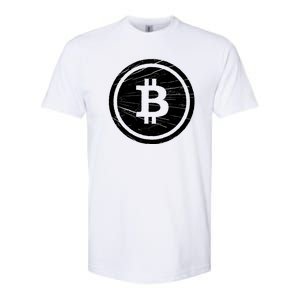 Bitcoin Symbol Softstyle CVC T-Shirt