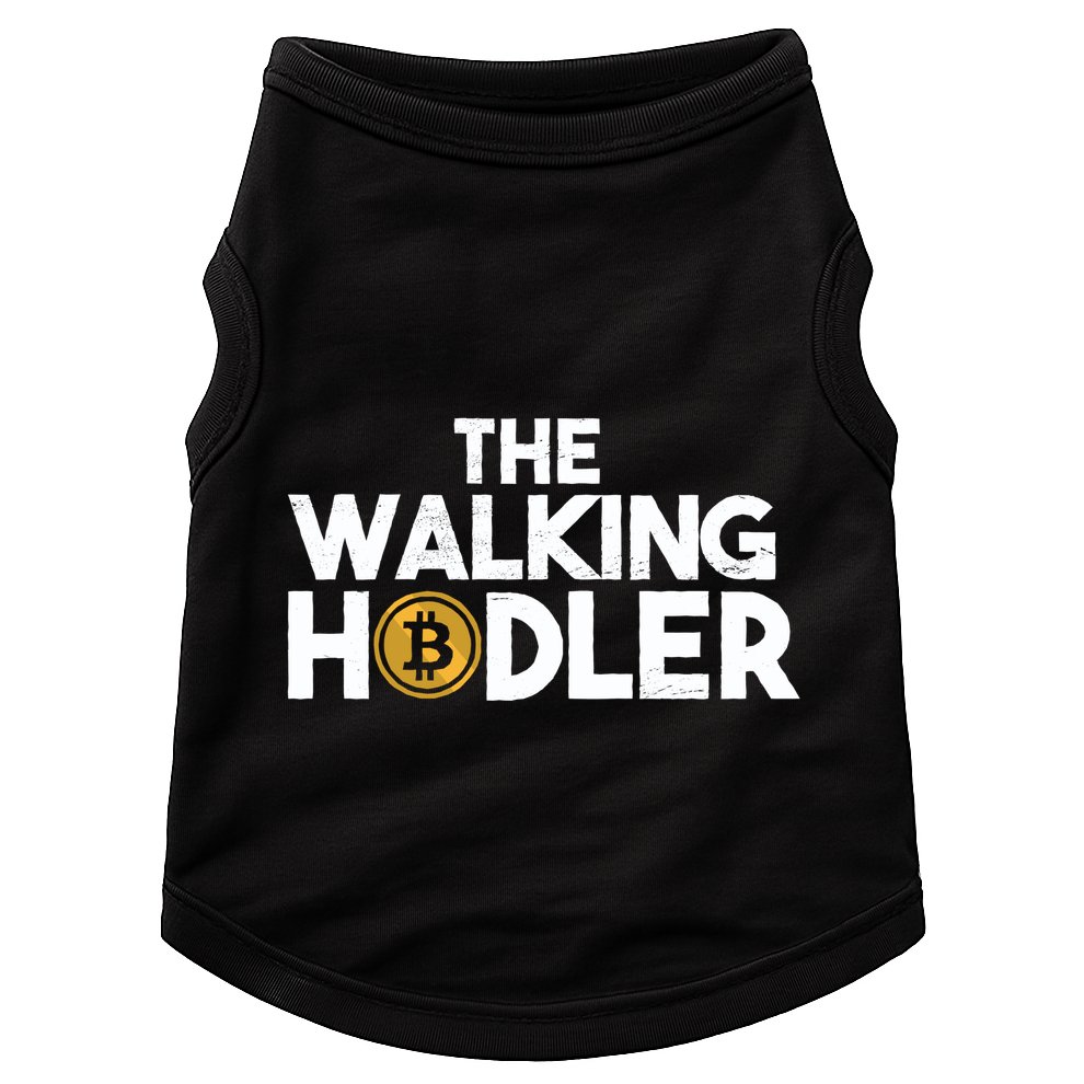Bitcoin The Walking Holder Doggie Tank