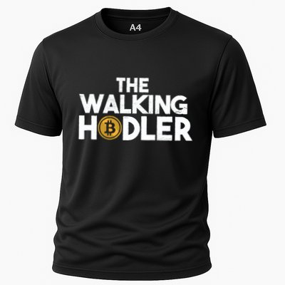 Bitcoin The Walking Holder Performance Shirt