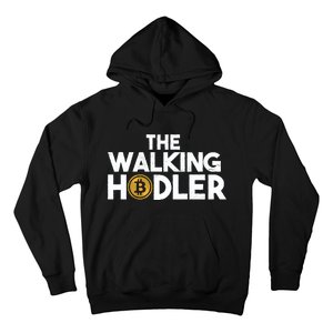 Bitcoin The Walking Holder Hoodie