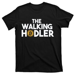 Bitcoin The Walking Holder T-Shirt