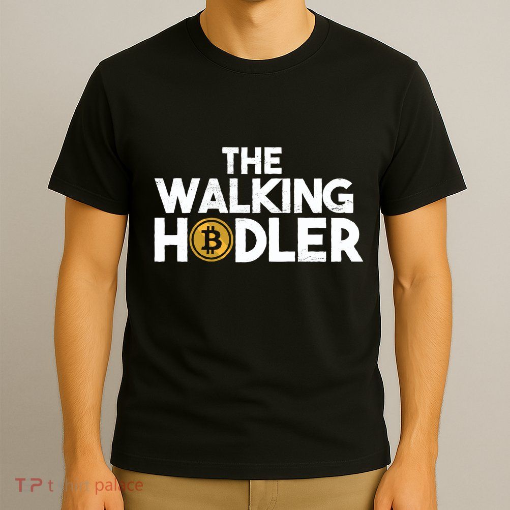 Bitcoin The Walking Holder T-Shirt