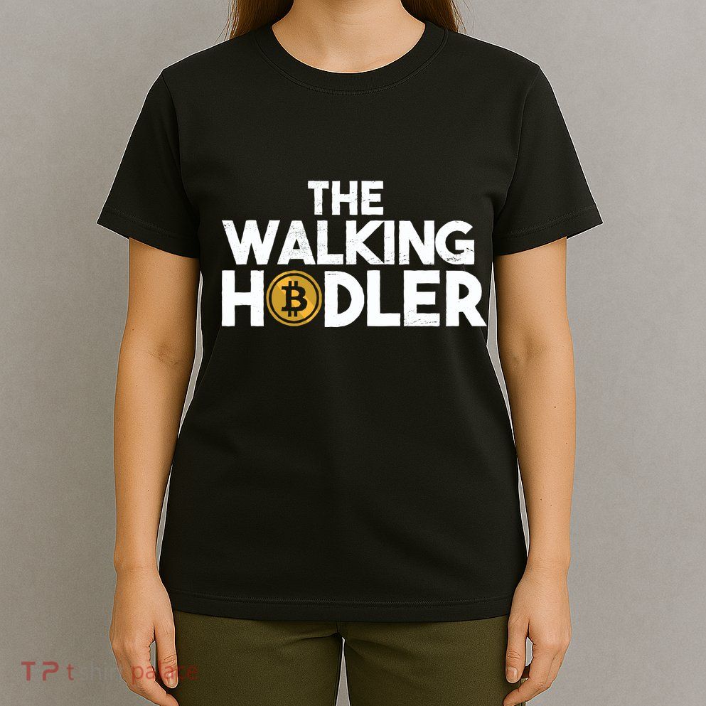 Bitcoin The Walking Holder T-Shirt