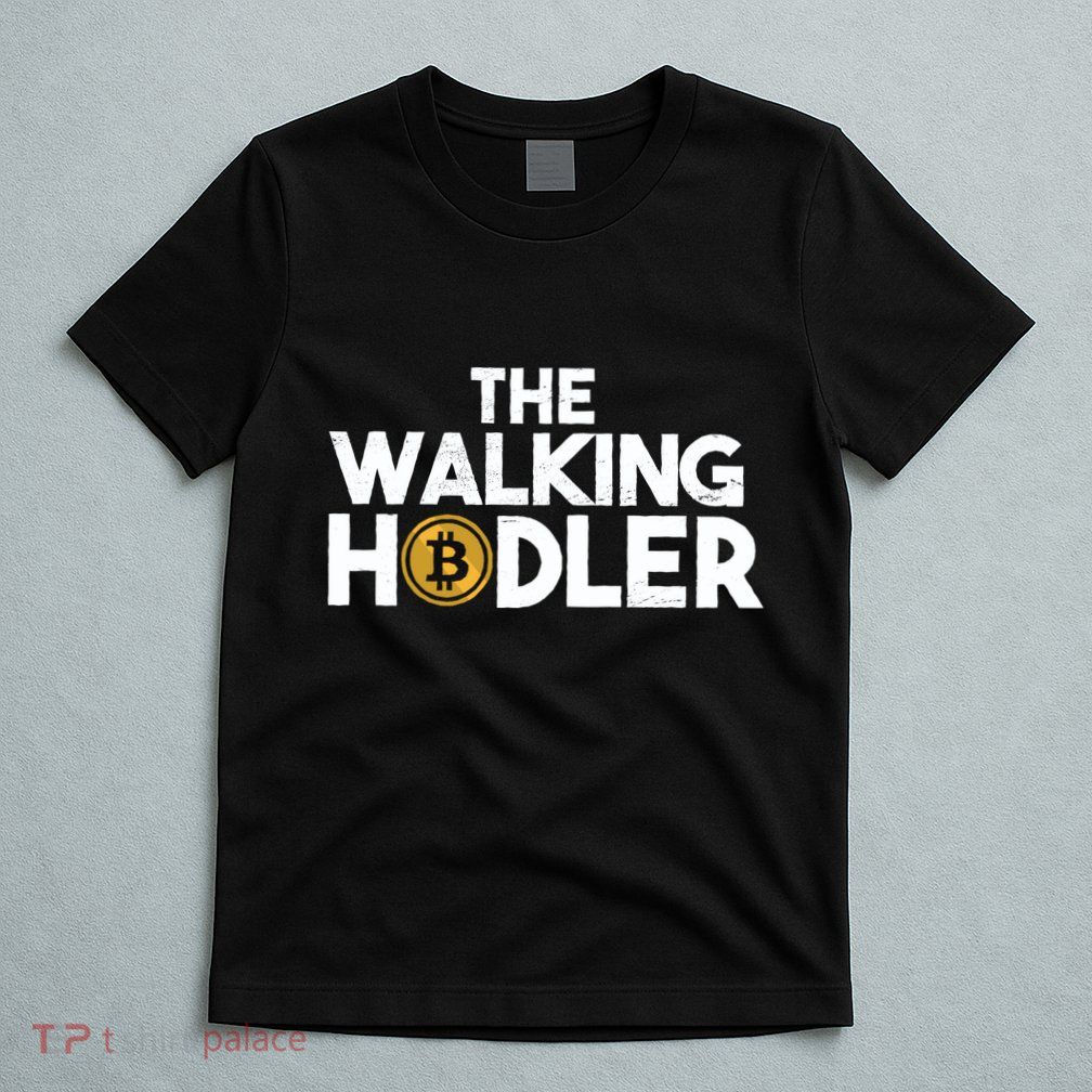 Bitcoin The Walking Holder T-Shirt