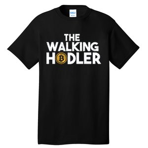 Bitcoin The Walking Holder Tall T-Shirt