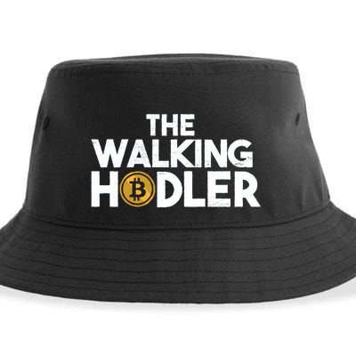 Bitcoin The Walking Holder Sustainable Bucket Hat