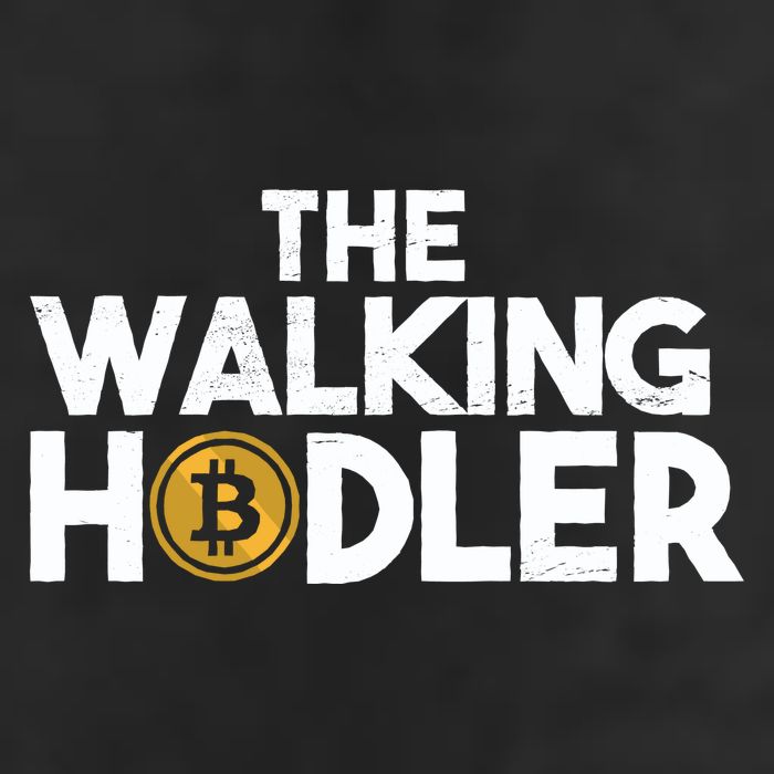 Bitcoin The Walking Holder Adult Drive Performance Visor