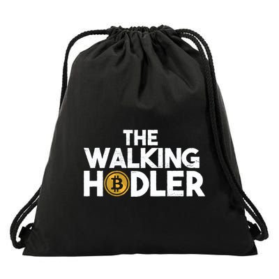 Bitcoin The Walking Holder Drawstring Bag