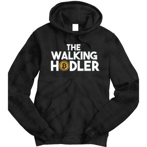 Bitcoin The Walking Holder Tie Dye Hoodie