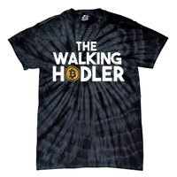 Bitcoin The Walking Holder Tie-Dye T-Shirt