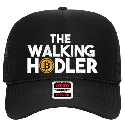 Bitcoin The Walking Holder Trucker Hat
