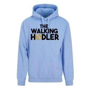 Bitcoin The Walking Holder Unisex Surf Hoodie