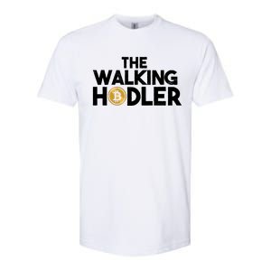 Bitcoin The Walking Holder Softstyle CVC T-Shirt