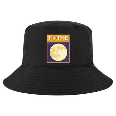 Bitcoin To The Moon Cool Comfort Performance Bucket Hat