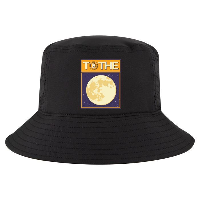 Bitcoin To The Moon Cool Comfort Performance Bucket Hat