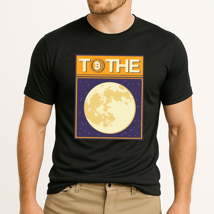 Bitcoin To The Moon Performance Shirt