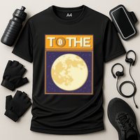 Bitcoin To The Moon Performance Shirt