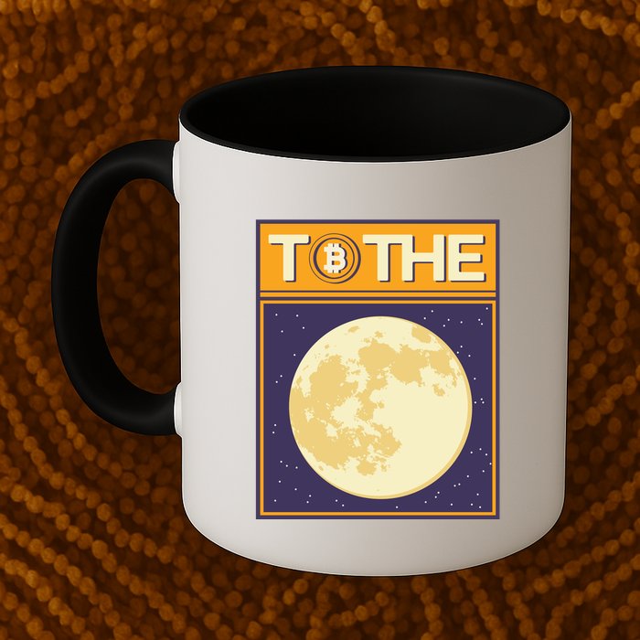 Bitcoin To The Moon Mug