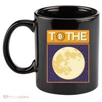Bitcoin To The Moon 11oz C Handle Ceramic Mug