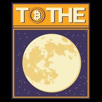 Bitcoin To The Moon 16 in Basic Backpack