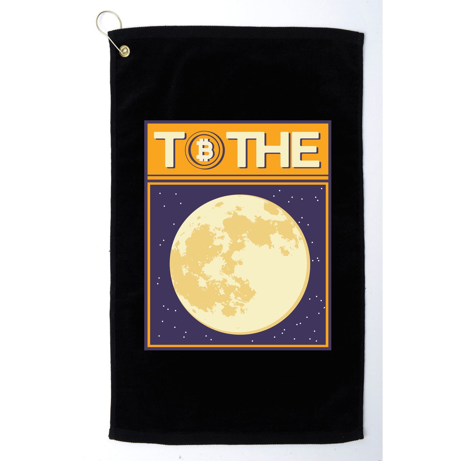 Bitcoin To The Moon Golf Towel