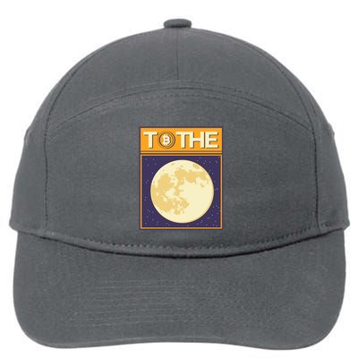 Bitcoin To The Moon 7-Panel Snapback Hat