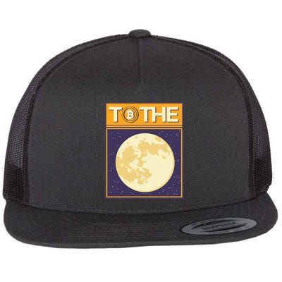 Bitcoin To The Moon Flatbill Hat