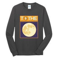 Bitcoin To The Moon Tall Long Sleeve T-Shirt