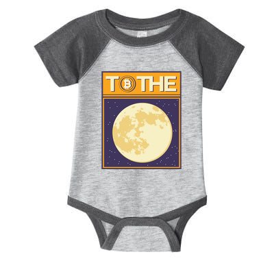 Bitcoin To The Moon Infant Baby Jersey Bodysuit