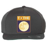 Bitcoin To The Moon Wool Snapback Cap