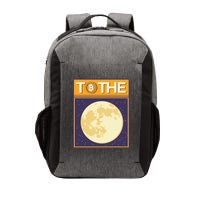Bitcoin To The Moon Vector Backpack