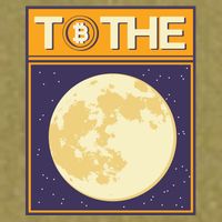 Bitcoin To The Moon Garment-Dyed Women's Muscle Tee