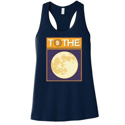 Bitcoin To The Moon Women's Racerback Tank