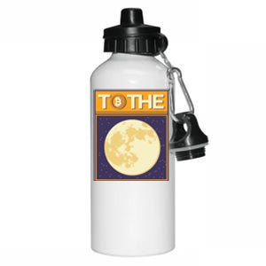 Bitcoin To The Moon Aluminum Water Bottle