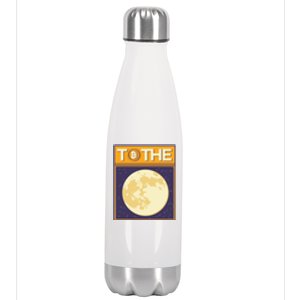 Bitcoin To The Moon Stainless Steel Insulated Water Bottle