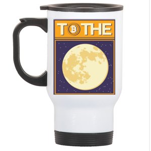 Bitcoin To The Moon Stainless Steel Travel Mug