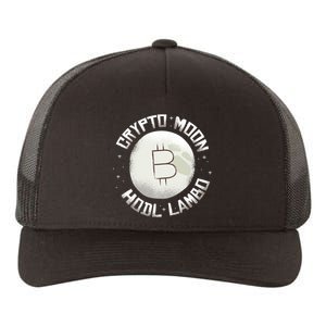 Bitcoin to the Moon Hodl Lambo Crypto Currency Yupoong Adult 5-Panel Trucker Hat