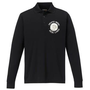 Bitcoin to the Moon Hodl Lambo Crypto Currency Performance Long Sleeve Polo