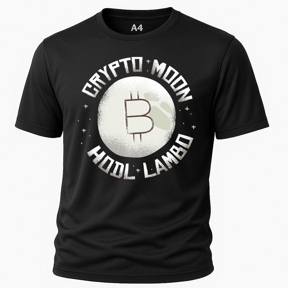 Bitcoin to the Moon Hodl Lambo Crypto Currency Performance Shirt