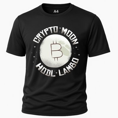 Bitcoin to the Moon Hodl Lambo Crypto Currency Cooling Performance Crew T-Shirt