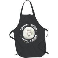 Bitcoin to the Moon Hodl Lambo Crypto Currency Apron