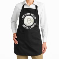Bitcoin to the Moon Hodl Lambo Crypto Currency Apron
