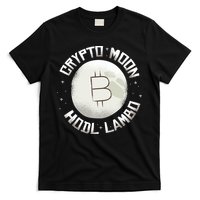 Bitcoin to the Moon Hodl Lambo Crypto Currency T-Shirt
