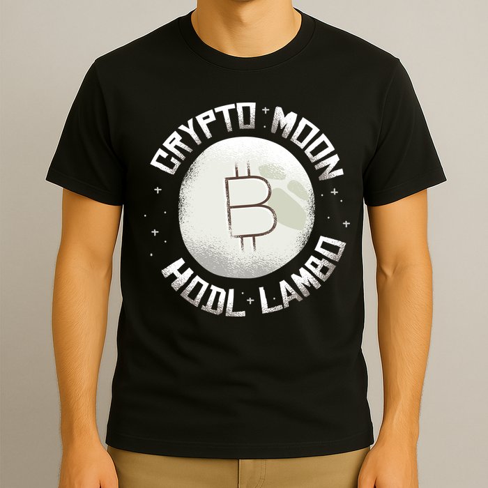 Bitcoin to the Moon Hodl Lambo Crypto Currency T-Shirt