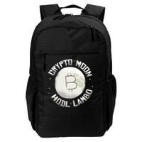 Bitcoin to the Moon Hodl Lambo Crypto Currency Daily Commute Backpack