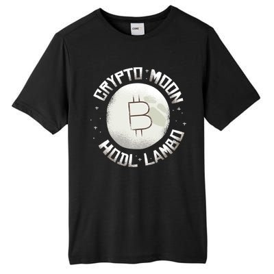 Bitcoin to the Moon Hodl Lambo Crypto Currency Tall Fusion ChromaSoft Performance T-Shirt