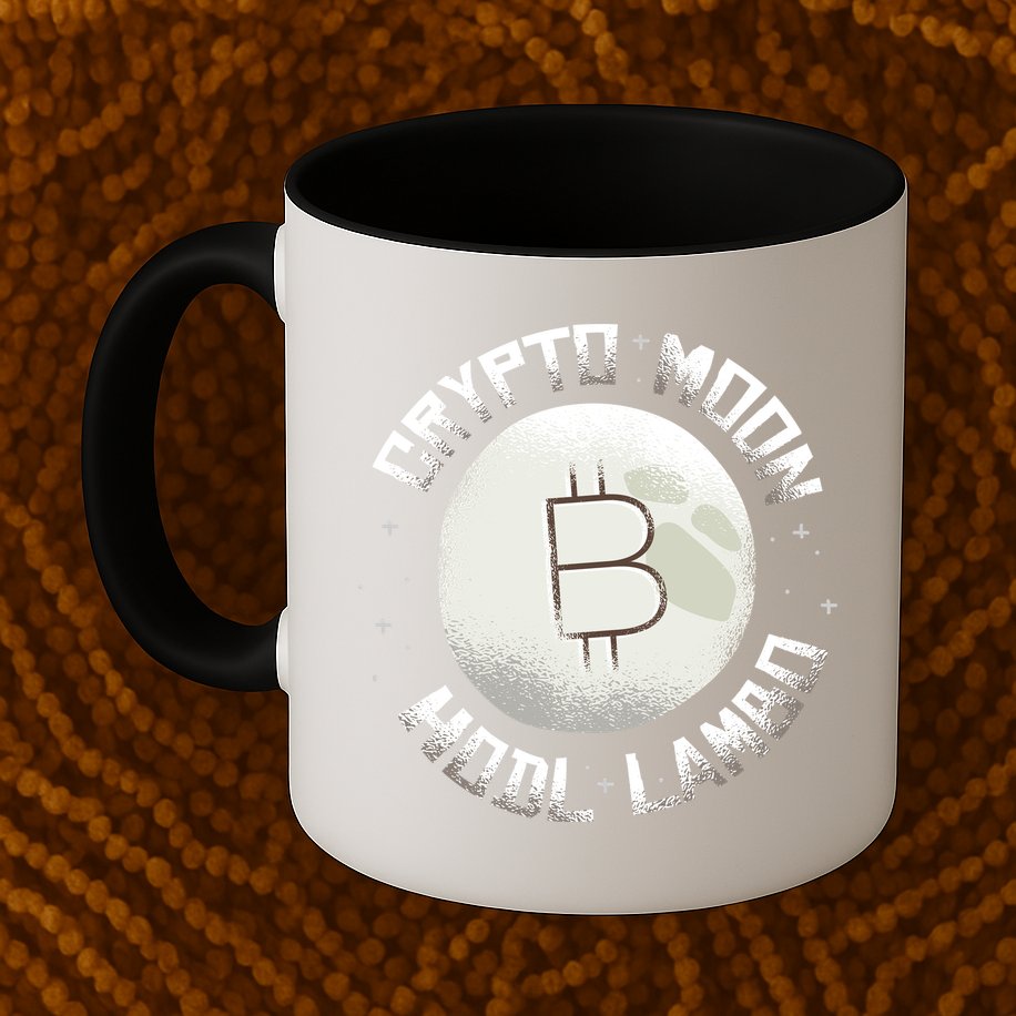Bitcoin to the Moon Hodl Lambo Crypto Currency Mug