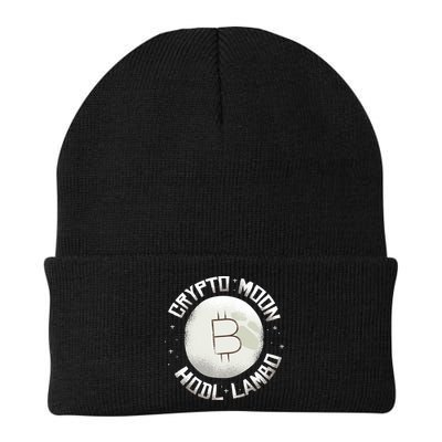 Bitcoin to the Moon Hodl Lambo Crypto Currency Beanie
