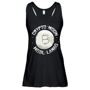 Bitcoin to the Moon Hodl Lambo Crypto Currency Ladies Essential Flowy Tank