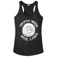 Bitcoin to the Moon Hodl Lambo Crypto Currency Ladies PosiCharge Competitor Racerback Tank